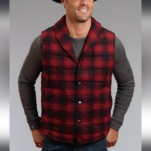 Stetson Buffalo Plaid Vest